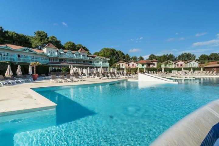 Maison Sur Golf Avec Piscine Chauffee A Lacanau Ocean Exterior foto